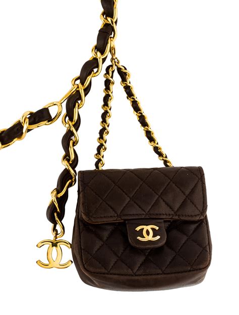 chanel mini bag charm